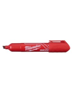 MARCADOR MILWAUKEE CON PUNTA CINCELADA ROJO 6MM