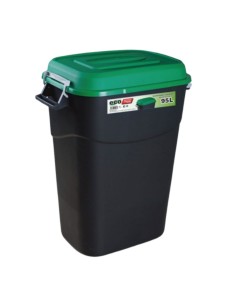 CUBO BASURA ECO TAYG 95L VERDE 2