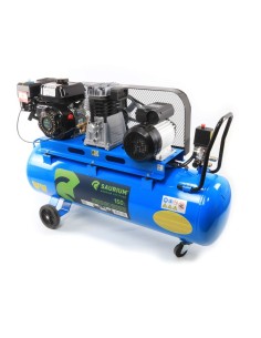 COMPRESOR DE AIRE GASOLINA 5.5HP + ELECTRICO 3HP 150L(NETO) 2