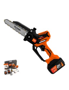 MOTOSIERRA JARDINERIA ALTUNA BATERIA 21V-4AH. CAP. CORTE 180MM. 2 BATERIAS(NETO) 2