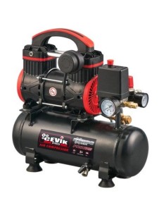 COMPRESOR MINI SILENCIOSO CEVICK 6L 1HP 8BAR 156L/MIN(NETO) 2