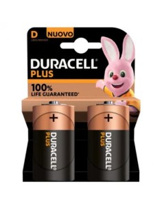 PILA DURACELL PLUS D (LR20) BLISTER 2 UND