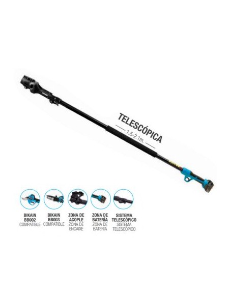 Pértiga telescópica BIKAIN BB004 - Bricoex