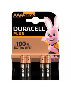 PILA DURACELL PLUS AAA (LR03) BLISTER 4 UND