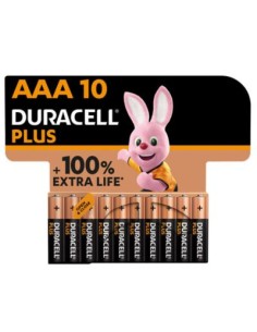 PILA DURACELL PLUS AAA (LR03) BLISTER 10 UND