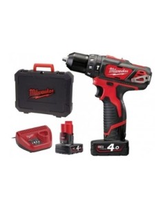 TALADRO BATERIA 12 V-PERCUTOR MILWAUKEE BATERIA 4AH(NETO)