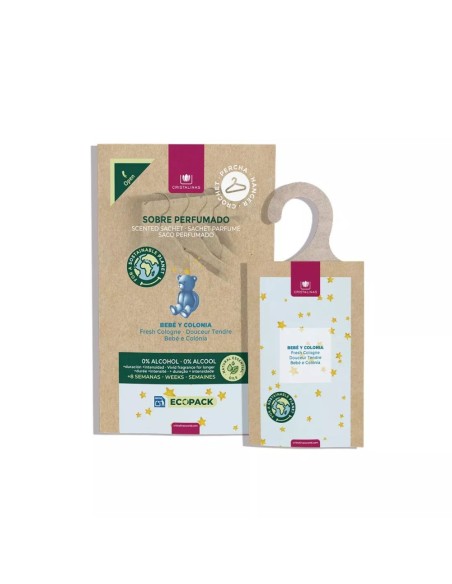 AMBIENTADOR AMBIENTADOR DE ARMARIO BEBE ECOPACK CRISTALINAS