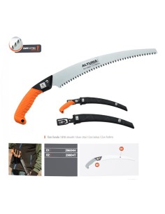 SERRUCHO ALTUNA PODA C/FUNDA CURVO 330MM M/ENGOMADO 29604