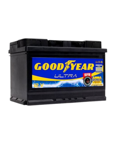 BATERIA GOODYEAR 60 AH ARRANQUE 540 L2 (242X175X190)(NETO)