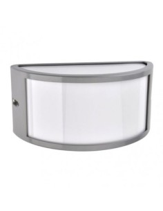 APLIQUE EXTERIOR ALUMINIO ARA 1XE27 GRIS IP44