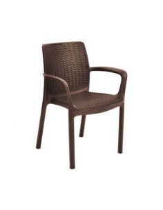 SILLA RESINA MARRON(NETO)