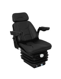 ASIENTO RM62 SUSPENSION MECANICA PVC NEGRO