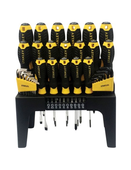 SET DE 44 PIEZAS STANLEY CON SOPORTE
