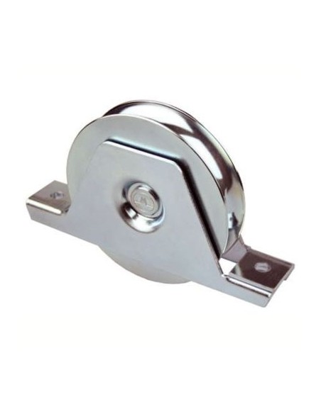 POLEA HIERRO C/SOPORTE ATORNILLAR 80MM R-16