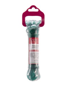 MADEJA CABLE ACERO PVC 4MM. 10M VERDE 27456 (NETO)
