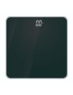 BASCULA BAÑO BB-55N LED 18OKG. NEGRA HABITEX(NETO)
