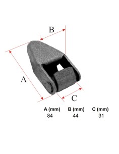 BISAGRA DESMONTABLE PEQUEÑA BS-11