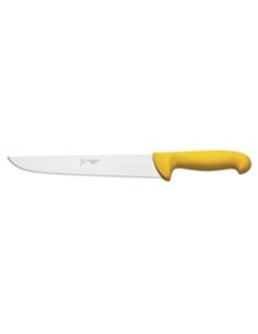 CUCHILLO CARNICERO 200 INOX INY. AMARILLO 22517 (NETO)