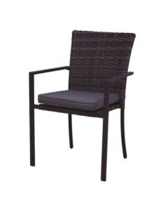 SILLA METALICA/RATAN ARUBA 55X56XH86CM(NETO)