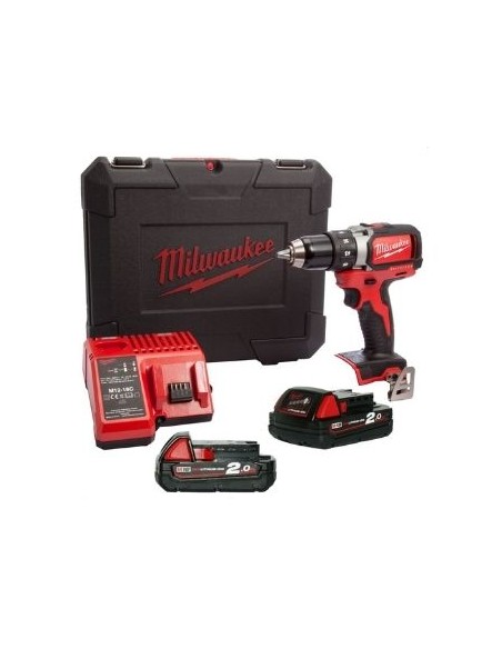 TALADRO PERCUTOR 18V 2,0 AH LITIO 2 VEL. 50 NM REF.: M18BPD-202C