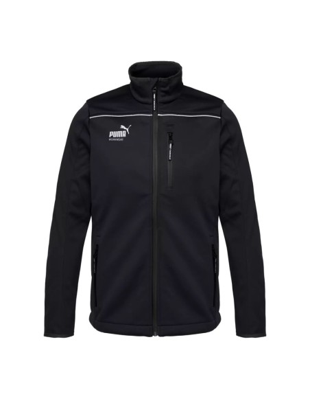 CHAQUETA SOFSHELL PUMA ESSENTIALS BLACK TALLA-XL(NETO)