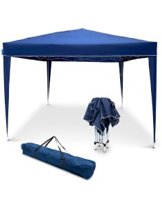 CARPA PLEGABLE POLIESTAER 3X3 M AZUL