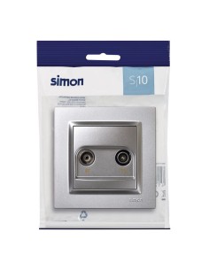 TOMA R-TV INTERMEDIA ALUMINIO SIMON S10