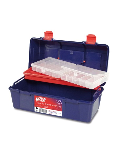CAJA HERRAMIENTAS PLASTICO MEDIANA Nº 23