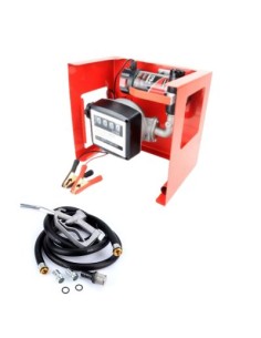 BOMBA GASOIL 12V+ KIT MANGUERA Y PISTOLA 60L/MIN CON CONTADOR(NETO)