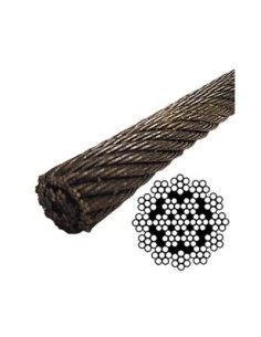 CABLE ACERO ANTIGIRATORIO 10