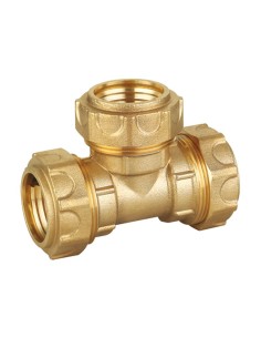 TE LATON 3 BOCAS P/POLIETILENO Ø50