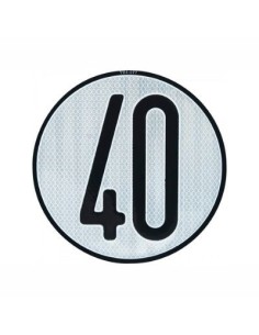 PLACA 40 LIMITE VELOCIDAD 2