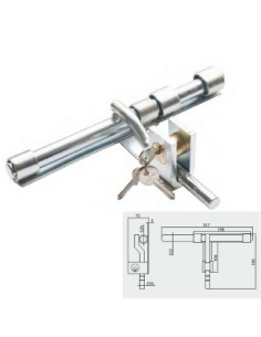 CERROJO CANCELA CIERRE INCORP. DERECHA