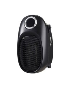 MINI TERMOVENTILADOR CERAMICO MALASIA 500W NEGRO TEMPERATURA REG,TEMPORIZADOR  SEGURIDAD DISPLAY 16X12X9CM(NETO)