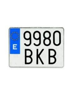 PLACA MATRICULA SAMART ALUMINIO TODOTERRENO 340X220 2