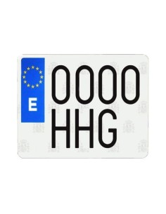 PLACA MATRICULA SAMART ACRILICA TODO TERRENO (4X4) 340X220 2