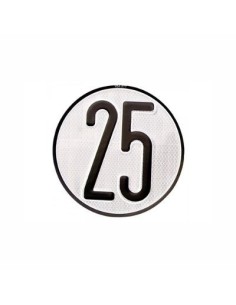 PLACA 25 LIMITE VELOCIDAD 2