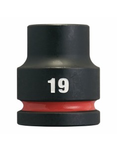 VASO DE IMPACTO 3/4" CORTO 19MM MILWAUKEE