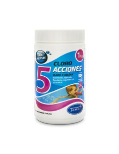 CLORO 5 ACCIONES 1KG PASTILLAS 20GR(NETO)