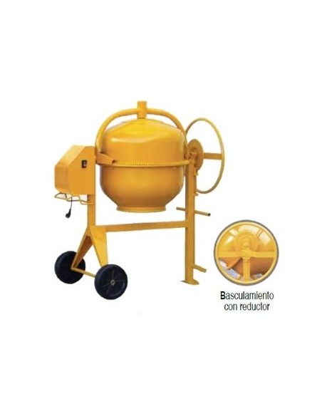 HORMIGONERA MONOFASICA LIS 220 MOTOR 1HP C/ENGRANAJE REDUCTOR