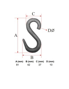 GANCHO DE CADENA PEQUEÑO G-10