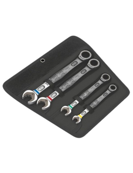 JUEGO LLAVE COMBINADA CON CARRACA JOKER 6000 WERA 10/13/17/19