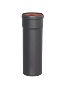 TUBO PELLET VITRIF. NEGRO 80