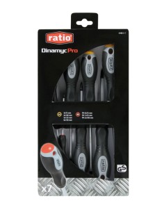 JUEGO DESTORNILLADOR 7 PZAS RATIO DYNAMIC PRO