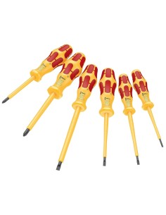 JUEGO DESTORNILLADORES AISLADOS WERA 4 PLANOS + 2 PH