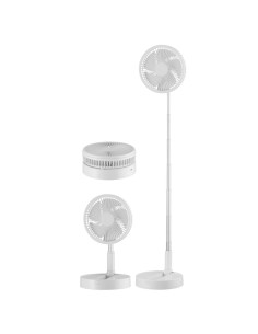 VENTILADOR DC PORTATIL GALAN BLANCO 10W 3VEL BATER(NETO)