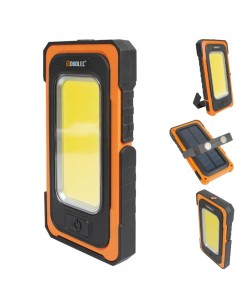 LINTERNA LED SOLAR Y RECARGABLE R018 10W 750LM CON IMAN