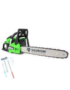 MOTOSIERRA GASOLINA SAURIUM 45CC ESPADA 45CM ARRANQUE SUAVE(NETO)