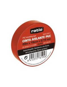 CINTA AISLANTE 19X20 ROJA  