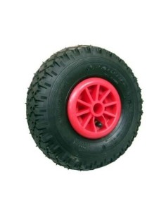 RUEDA NEUMATICA PLASTICO 260MM EJE LISO(100KG) 2